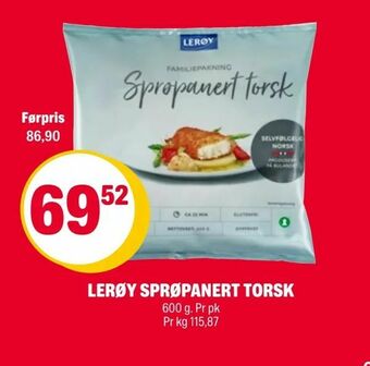 Coop Extra Lerøy sprøpanert torsk tilbud