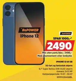 POWER IPHONE 12 64 GB tilbud