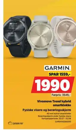POWER Vivomove Trend hybrid smartklokke tilbud