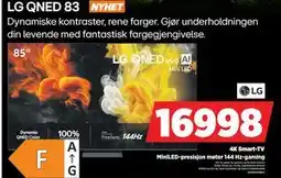 POWER LG QNED 83 85 4K Smart-TV tilbud