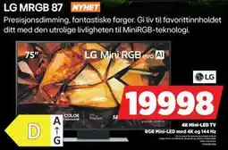 POWER 75 LG Mini RGB evo AI tilbud