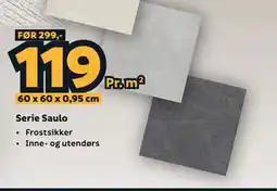 Megaflis Serie Saulo tilbud