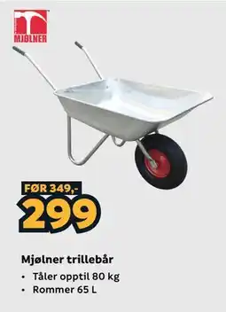 Megaflis Mjølner trillebår tilbud
