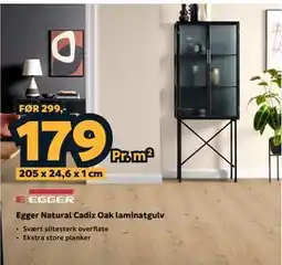 Megaflis Egger Natural Cadiz Oak laminatgulv tilbud