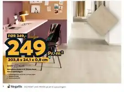 Megaflis BerryAlloc Ocean 8 XL Bloom Sand Natur laminatgulv tilbud
