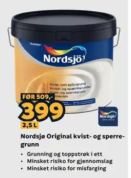 Megaflis Nordsjø Original kvist- og sperregrunn tilbud