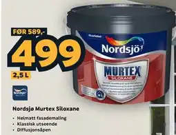 Megaflis Nordsjø Murtex Siloxane tilbud