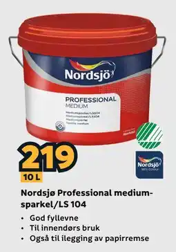 Megaflis Nordsjø Professional medium-sparkel/LS 104 tilbud