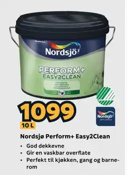 Megaflis Nordsjø Perform+ Easy2Clean tilbud