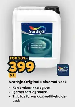 Megaflis Nordsjø Original universal vask tilbud