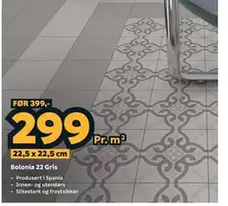 Megaflis Bolonia 22 Gris tilbud