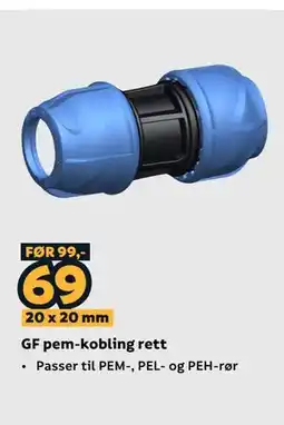 Megaflis GF pem-kobling rett tilbud