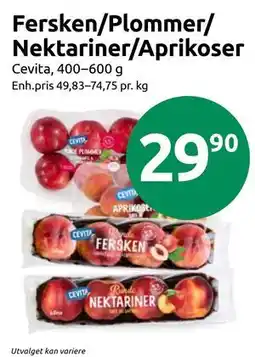 Joker Fersken/Plommer/ Nektariner/Aprikoser tilbud