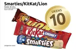 Joker Smarties/KitKat/Lion tilbud