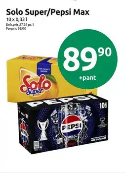 Joker Solo Super/Pepsi Max tilbud