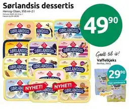 Joker Sørlandsis dessertis tilbud