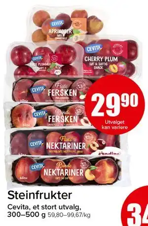 Spar Steinfrukter tilbud