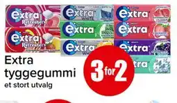 Spar Extra tyggegummi tilbud