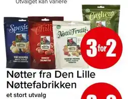 Spar Nøtter fra Den Lille Nøttefabrikken tilbud