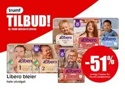 Spar Libero bleier tilbud