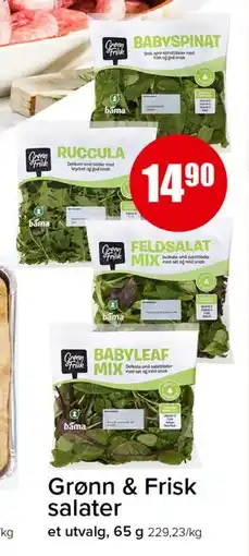 Spar Grønn & Frisk salater tilbud
