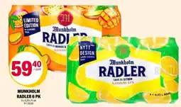 Coop Extra MUNKHOLM RADLER 6 PK tilbud