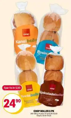 Coop Extra COOP BOLLER 6 PK tilbud