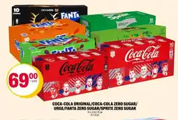 Coop Extra Coca-Cola Original/Coca-Cola Zero Sugar/Urge/Fanta Zero Sugar/Sprite Zero Sugar tilbud