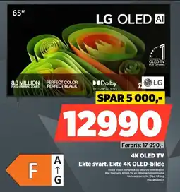 POWER Lg 4K OLED TV Ekte svart. Ekte 4K OLED-bilde tilbud
