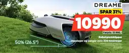 POWER Dreame Robotgressklipper Oppdager og unngår over 300 hindringer tilbud