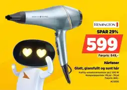 POWER Remington Hårføner Glatt, glansfullt og sunt hår tilbud