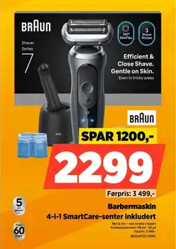 POWER Braun Barbermaskin 4-i-1 SmartCare-senter inkludert tilbud