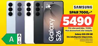 Samsung Galaxy S26 256 GB Din intelligente følgesvenn.