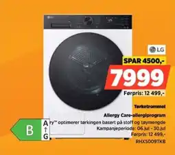 POWER Lg Tørketrommel Allergy Care-allergiprogram tilbud