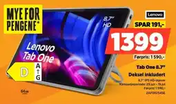 POWER Lenovo Tab One 8.7" Deksel inkludert tilbud