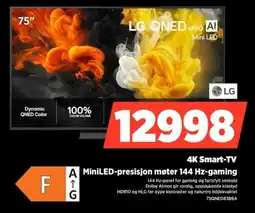POWER Lg 4K Smart-TV MiniLED-presisjon møter 144 Hz-gaming tilbud