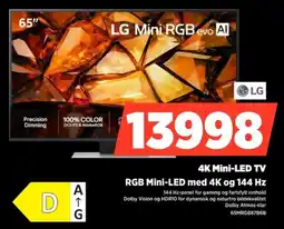 POWER Lg 4K Mini-LED TV RGB Mini-LED med 4K og 144 Hz tilbud