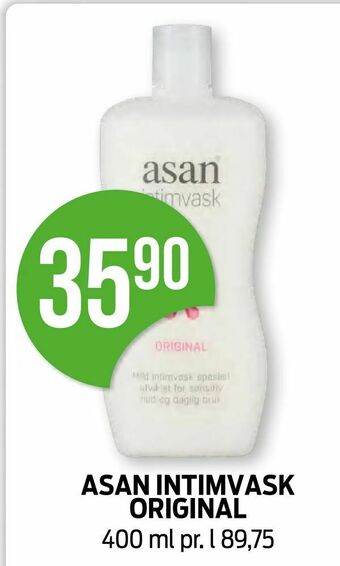 Kiwi Asan intimvask original tilbud