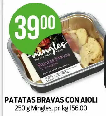 Patatas bravas con aioli
