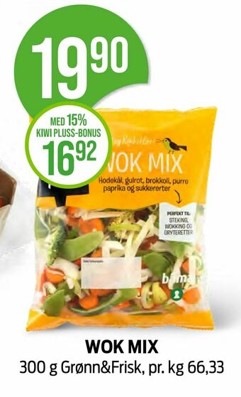 Kiwi Wok mix tilbud