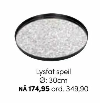 Nille Lysfat speil tilbud