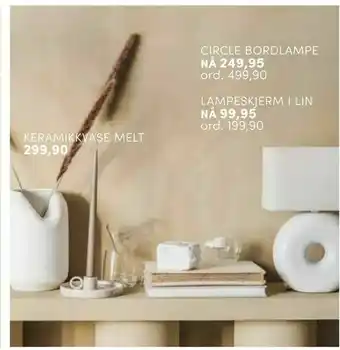 Nille circle bordlampe tilbud