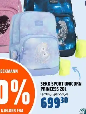 SEKK SPORT UNICORN PRINCESS 20L