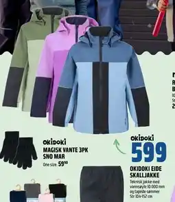 Coop Obs OKIDOKI EIDE SKALLJAKKE tilbud