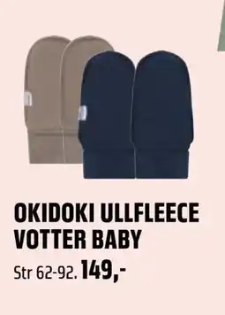 Coop Obs OKIDOKI ULLFLEECE VOTTER BABY tilbud