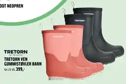 Coop Obs TRETORN VEN GUMMISTØVLER BARN tilbud