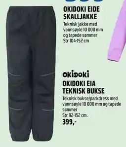Coop Obs OKIDOKI EIA TEKNISK BUKSE tilbud