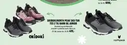 Coop Obs OKIDOKI/NORTH PEAK SKO TUR TEX 2 TIL BARN OG JUNIOR tilbud