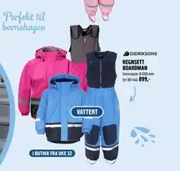 Coop Obs REGNSETT BOARDMAN tilbud
