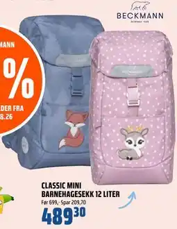 Coop Obs CLASSIC MINI BARNEHAGESEKK 12 LITER tilbud